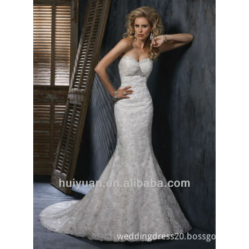 white lace long train sexy mermaid wedding dresses